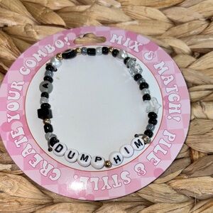 Black and White Beaded Bracelet